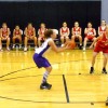 Allison shooting basketball