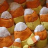 Candy Corn Salt Dough Ornaments