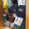 Inside closet lower