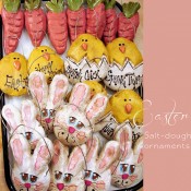 Easter Salt Dough Ornaments
