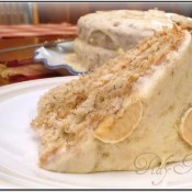 Banana Cake at TidyMom
