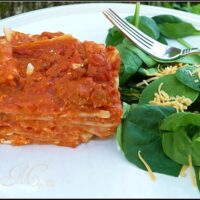 Lasagna recipe at TidyMom.net