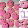 smiley face decorated cookies at Tidymom.net