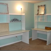 painted office desks