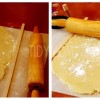 rolling out cookie dough