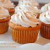 Vanilla Pumpkin Cupakes with Cinnamon Buttercream at TidyMom.net