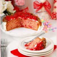 Sweetheart Cherry Cake