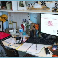 not so tidy desk