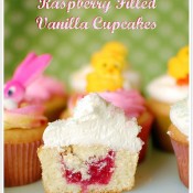 Raspberry Filled Cupcakes