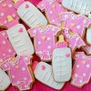 baby shower cut cookies at TidyMom