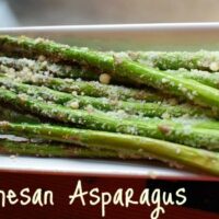 roasted parmesan asparagus at TidyMom.net