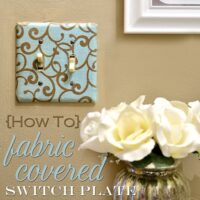 Fabric Covered Switch plate