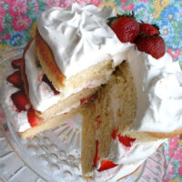 Fresh Strawberry Layer Cake recipe at TidyMom.net