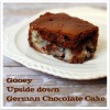 Gooey Upside down German Chocolate Cake at TidyMom.net