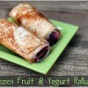 Frozen Fruit and Yogurt rollups