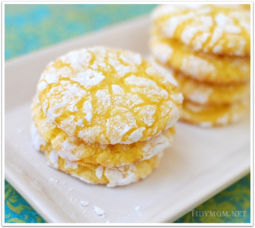 Lemon burst cookies