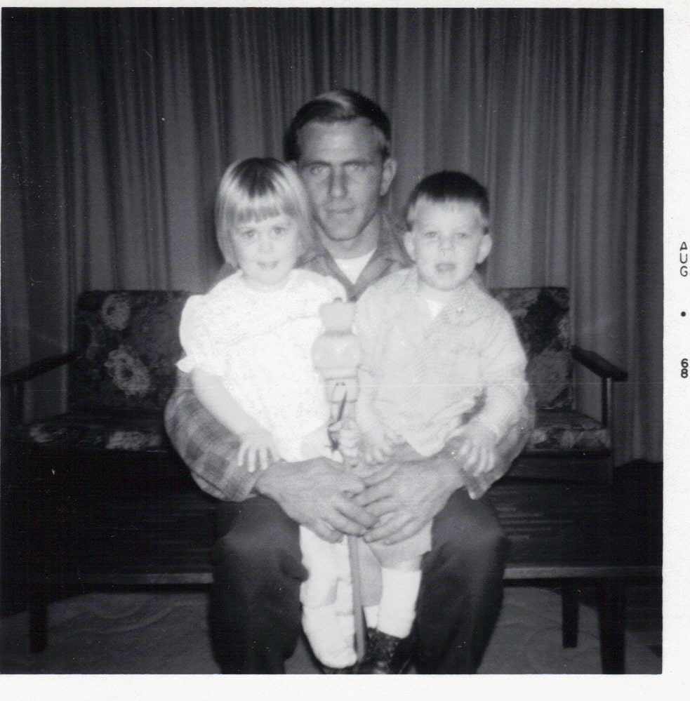Dad, me and jimmy