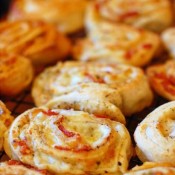 Home made pizza rolls