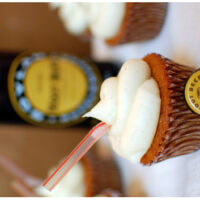 Root Beer Float Cupcakes