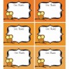 Free Thanksgiving Printable Party Labels featured at TidyMom.net