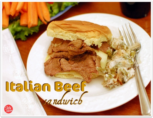 Italian Beef Sandwich Italian Beef Sandwich