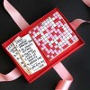 Valentine Crossword Cookies