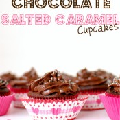Chocolate salted caramel cupcakes