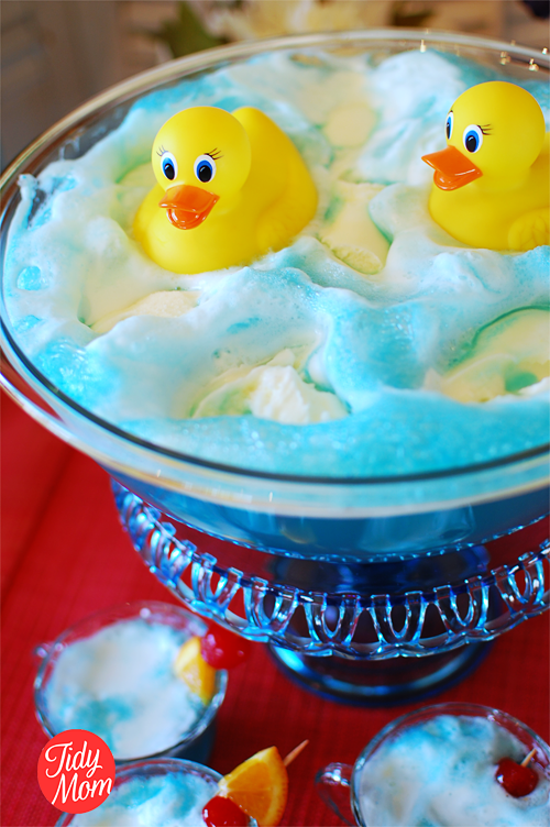 Ducky Bath Baby Shower Punch Recipe