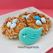 Spring Birds Nest Cookies