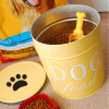 Dog food tin
