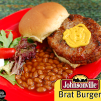 Johnsonville Brat Burger
