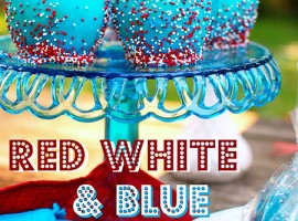 Red White & Blue Candy Apples at TidyMom.net