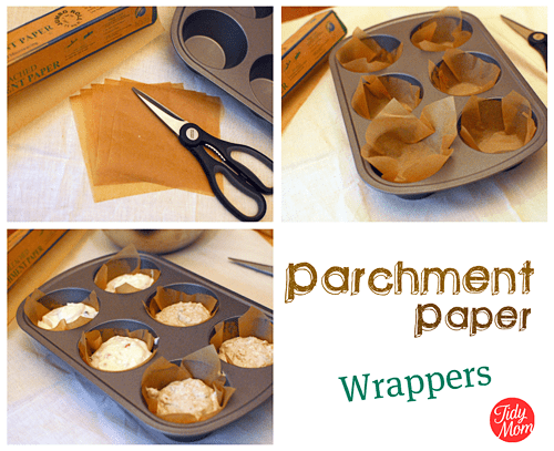 Parchment Paper Muffin wrappers how to