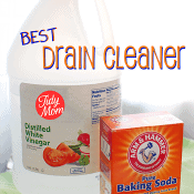 baking soda and vinegar drain cleaner