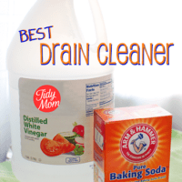 baking soda and vinegar drain cleaner