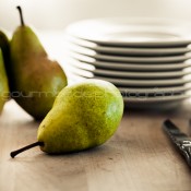 pears on a cutting board - Gourmande in the Kitchen