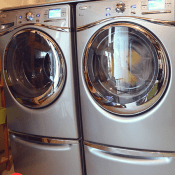 Duet washer and dryer