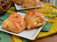 Chicken Enchilada Puffs
