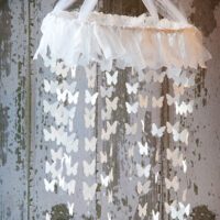 freezer paper Butterfly Mobile