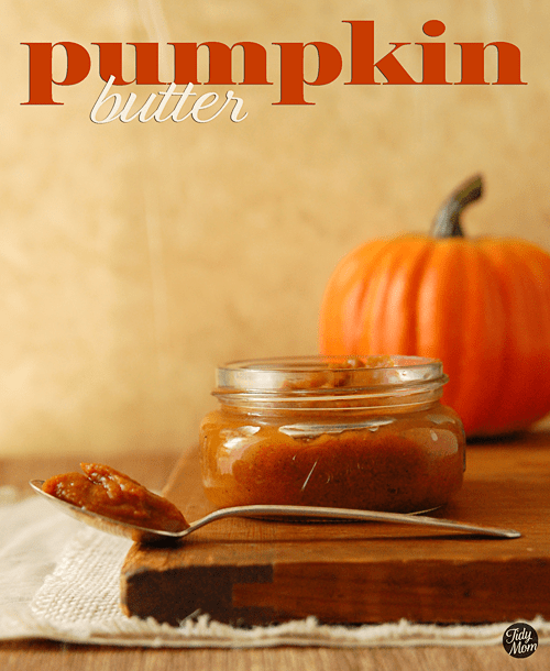 Delicious and easy homemade pumpkin butter recipe at TidyMom.net