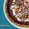 chocolate covered pretzel pie