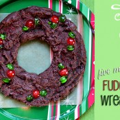 Five Minute Fudge Wreath 60