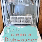 How to clean a dishwasher