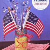 patriotic diy centerpiece