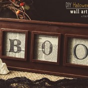 DIY Halloween Wall Art at TidyMom,net