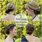 Homecoming Hairstyles at TidyMom