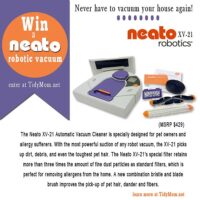 Win a Neato Robotic Vacuum at TidyMom.net