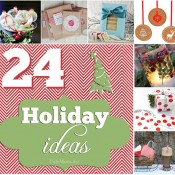 24 Holiday Project Ideas at TidyMom.net