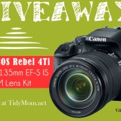 Canon EOS Rebel T4i Giveaway at TidyMom.net