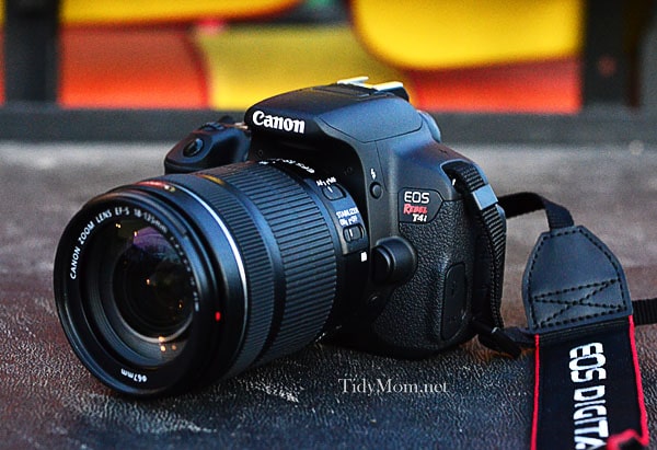 Canon EOS Rebel T4i Kit at Tidymom.net